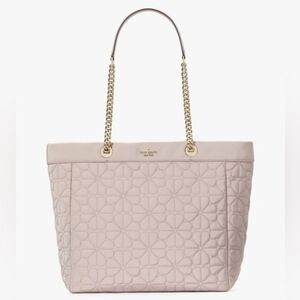 Kate Spade Spade Flower Quilted Fabric XL Tote